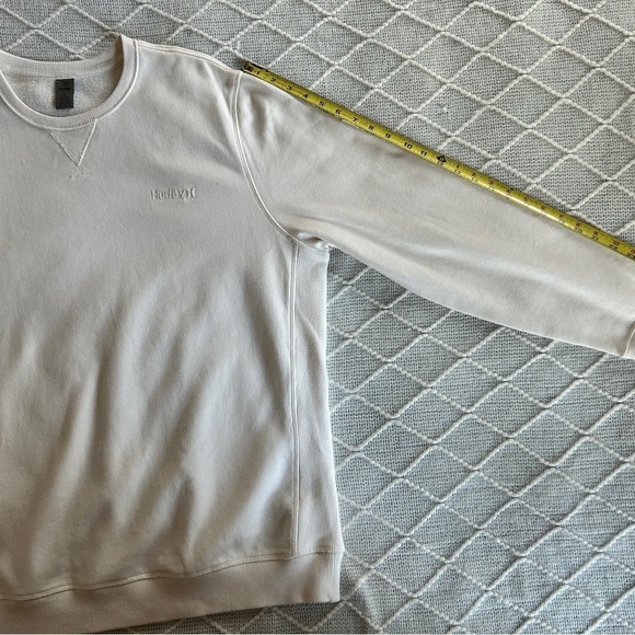 Hurley Men’s White Crewneck Sweatshirt. Size XL - Picture 7 of 11